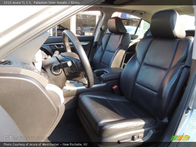 Palladium Silver Metallic / Ebony 2010 Acura TL 3.5