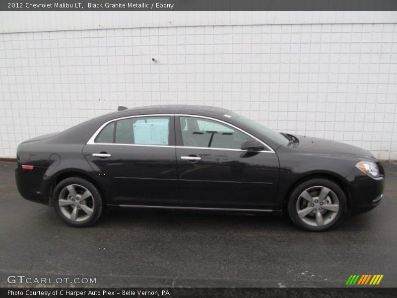 Black Granite Metallic / Ebony 2012 Chevrolet Malibu LT