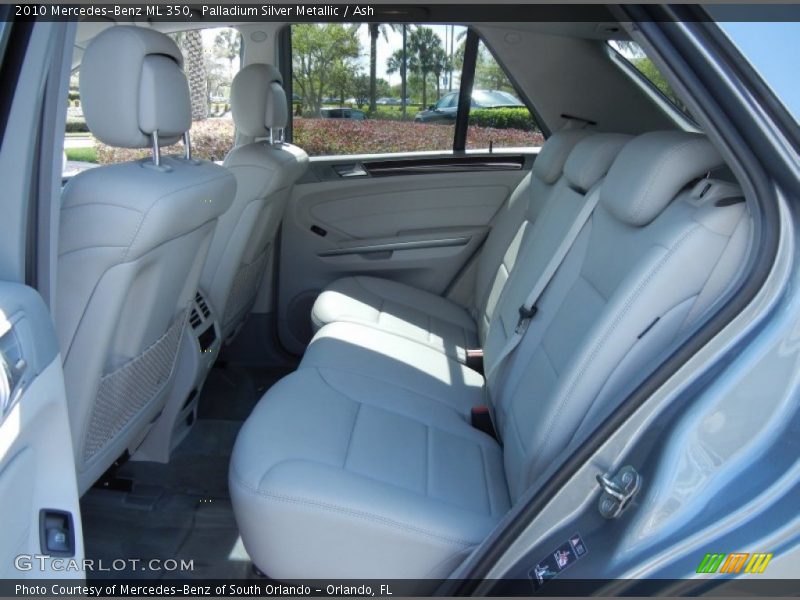 Rear Seat of 2010 ML 350