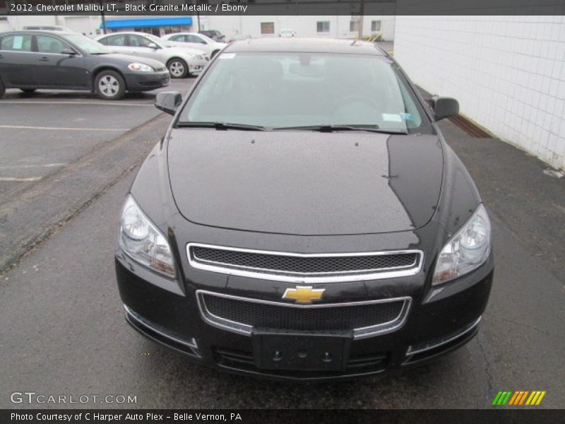 Black Granite Metallic / Ebony 2012 Chevrolet Malibu LT