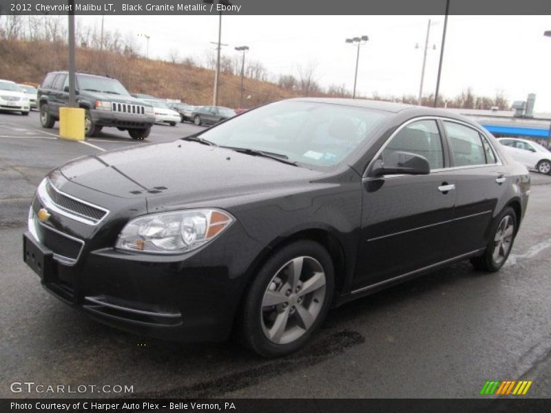 Black Granite Metallic / Ebony 2012 Chevrolet Malibu LT