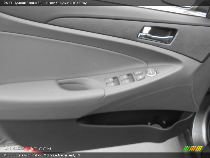 Harbor Gray Metallic / Gray 2013 Hyundai Sonata SE