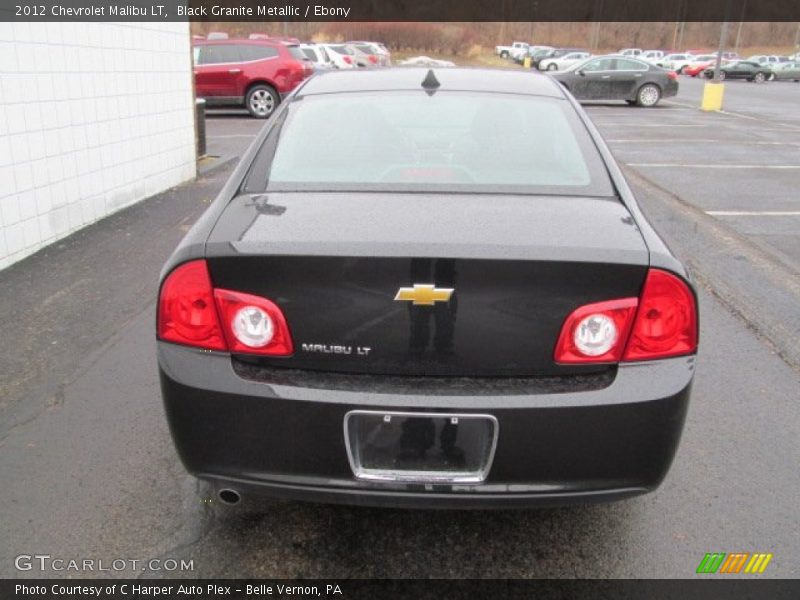 Black Granite Metallic / Ebony 2012 Chevrolet Malibu LT