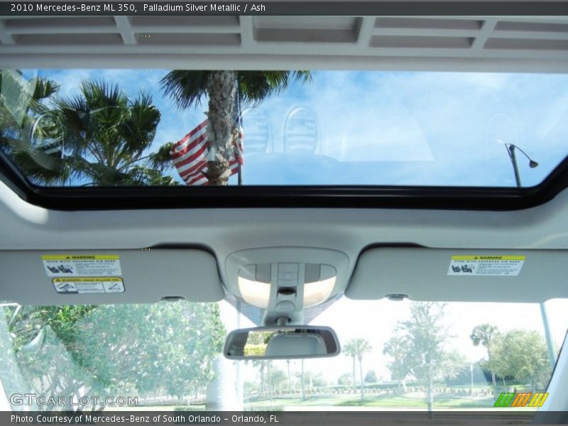 Palladium Silver Metallic / Ash 2010 Mercedes-Benz ML 350