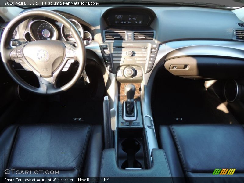 Palladium Silver Metallic / Ebony 2010 Acura TL 3.5