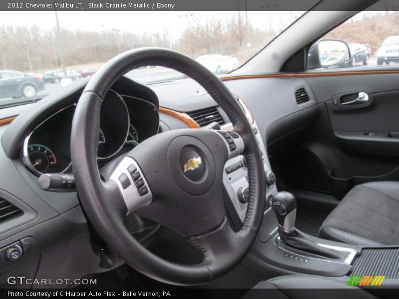 Black Granite Metallic / Ebony 2012 Chevrolet Malibu LT