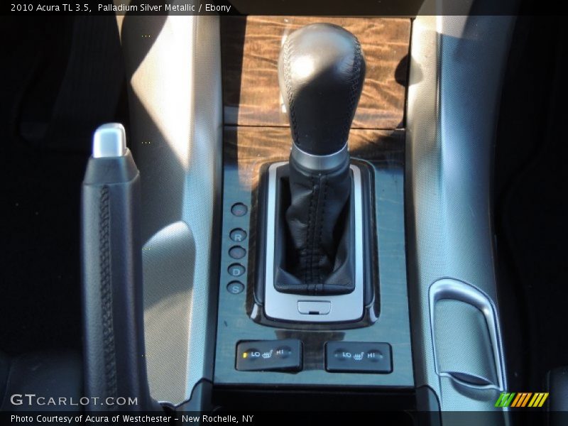 Palladium Silver Metallic / Ebony 2010 Acura TL 3.5