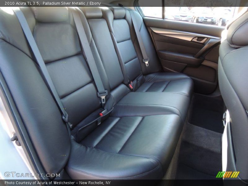 Palladium Silver Metallic / Ebony 2010 Acura TL 3.5