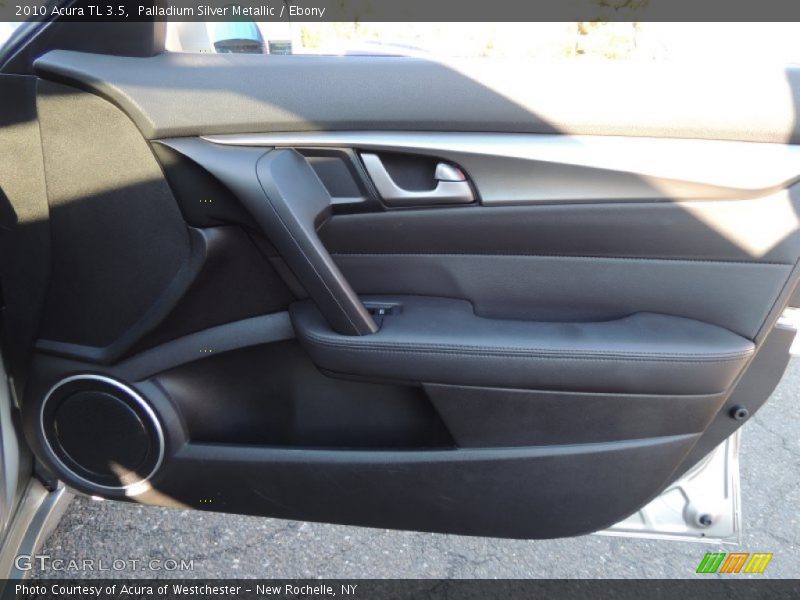 Palladium Silver Metallic / Ebony 2010 Acura TL 3.5