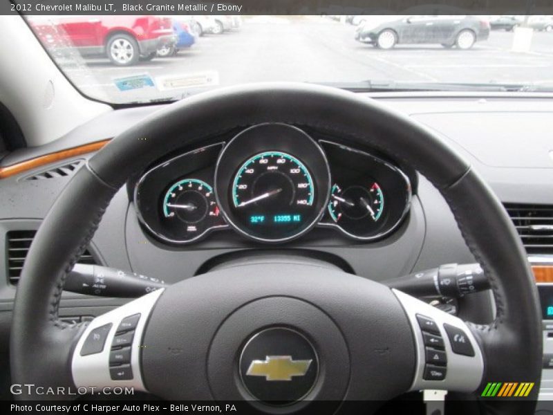 Black Granite Metallic / Ebony 2012 Chevrolet Malibu LT