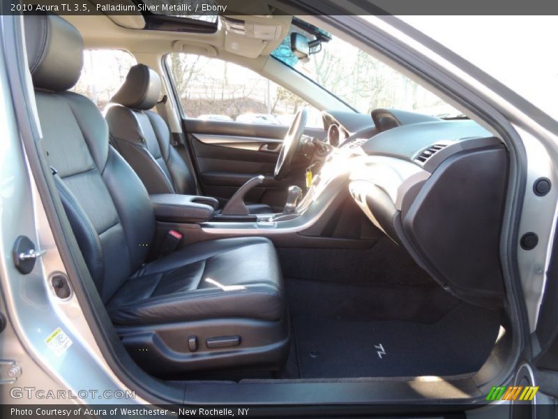 Palladium Silver Metallic / Ebony 2010 Acura TL 3.5