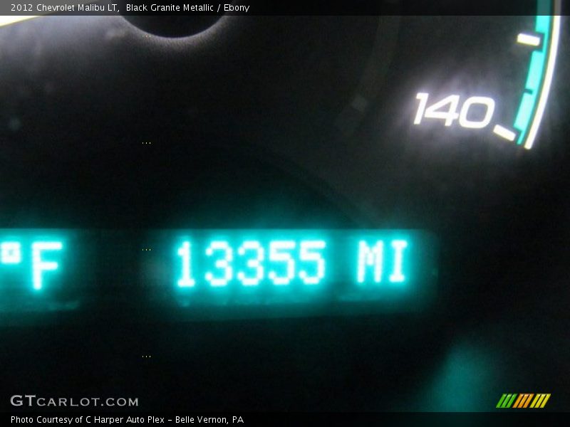 Black Granite Metallic / Ebony 2012 Chevrolet Malibu LT