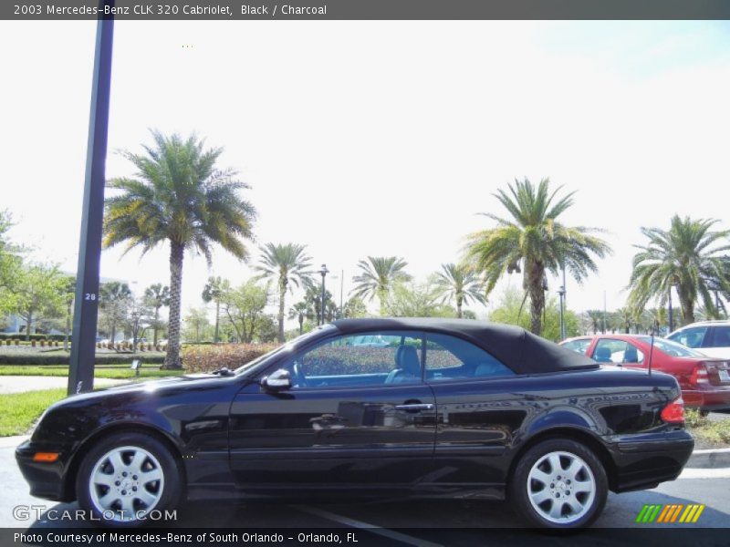 Black / Charcoal 2003 Mercedes-Benz CLK 320 Cabriolet
