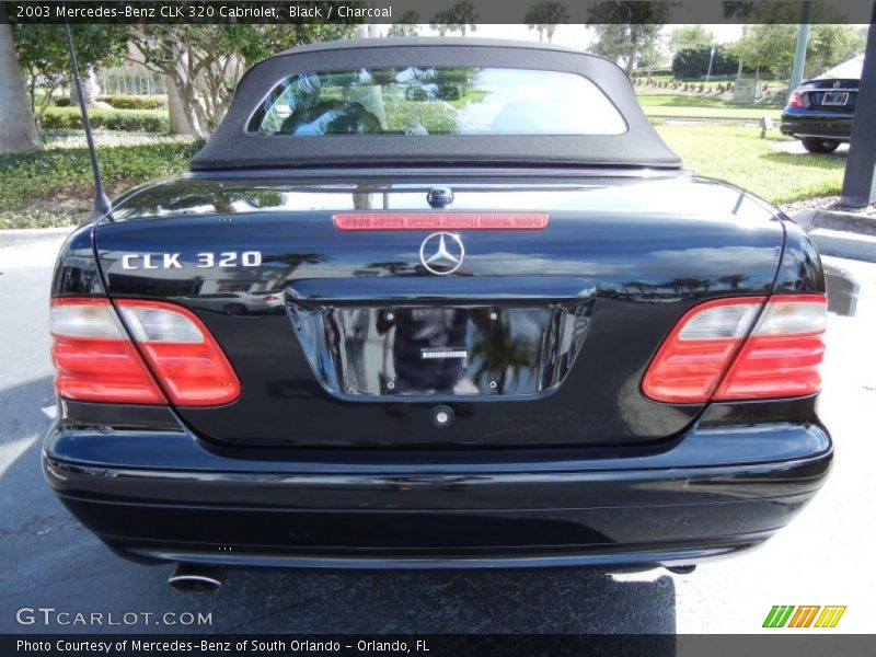 Black / Charcoal 2003 Mercedes-Benz CLK 320 Cabriolet