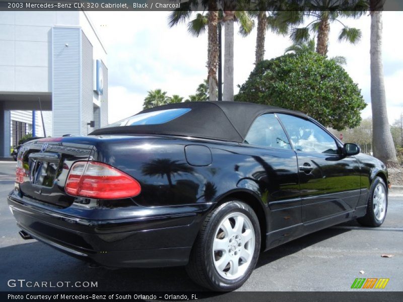 Black / Charcoal 2003 Mercedes-Benz CLK 320 Cabriolet