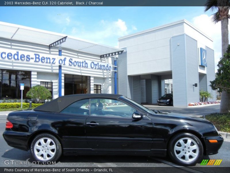 Black / Charcoal 2003 Mercedes-Benz CLK 320 Cabriolet