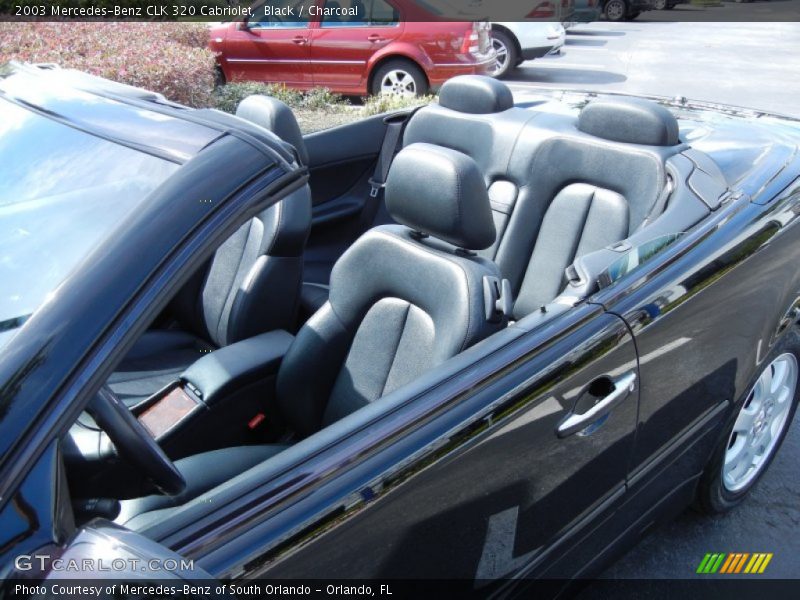 Black / Charcoal 2003 Mercedes-Benz CLK 320 Cabriolet