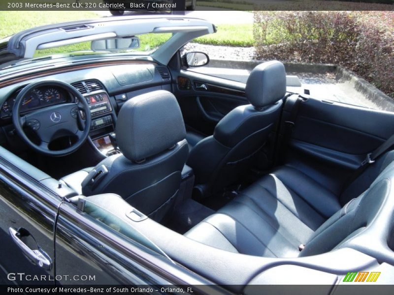 Black / Charcoal 2003 Mercedes-Benz CLK 320 Cabriolet