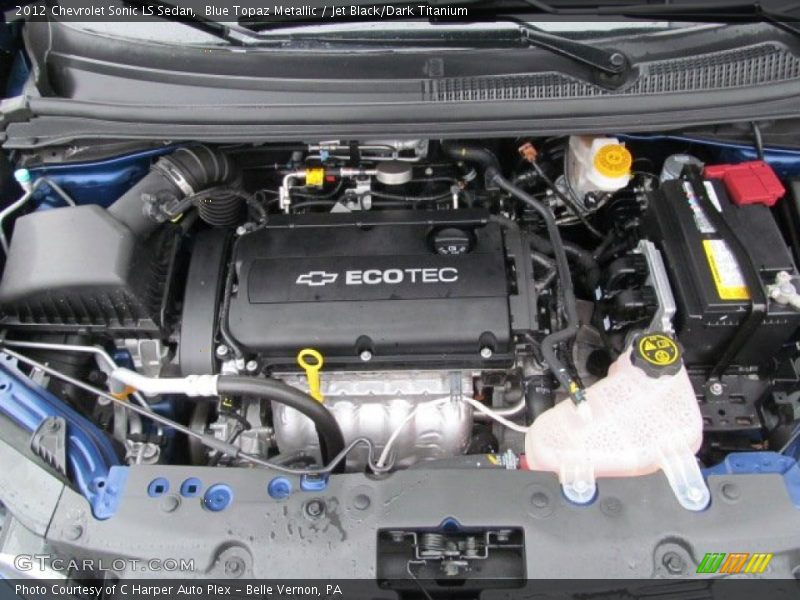 Blue Topaz Metallic / Jet Black/Dark Titanium 2012 Chevrolet Sonic LS Sedan