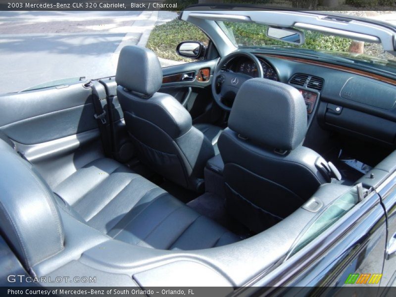 Black / Charcoal 2003 Mercedes-Benz CLK 320 Cabriolet