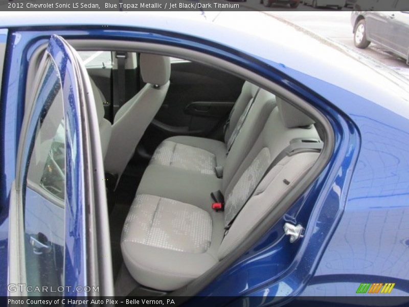 Blue Topaz Metallic / Jet Black/Dark Titanium 2012 Chevrolet Sonic LS Sedan