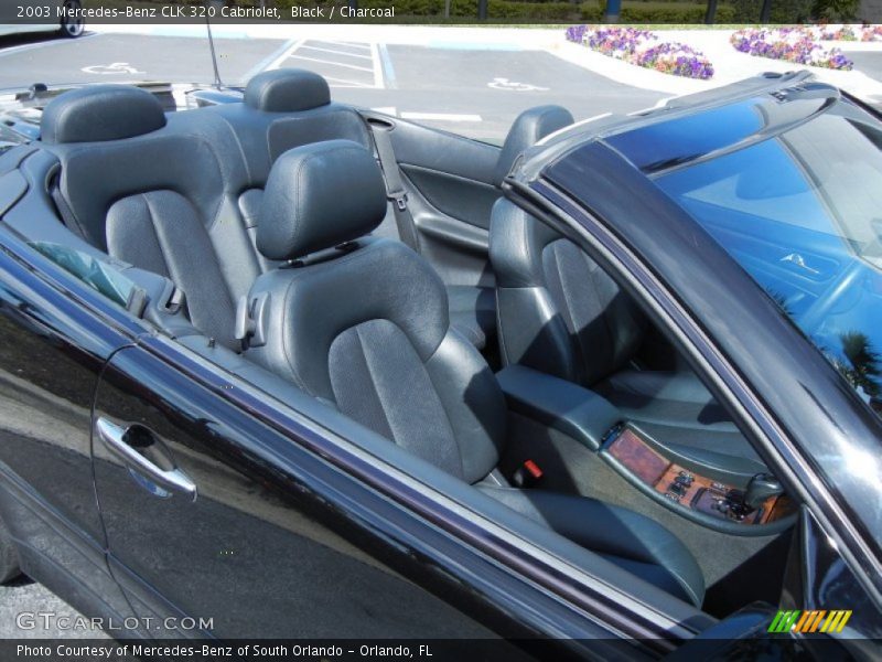 Black / Charcoal 2003 Mercedes-Benz CLK 320 Cabriolet