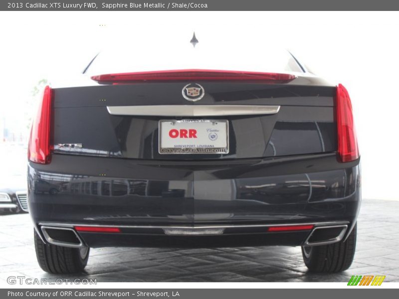 Sapphire Blue Metallic / Shale/Cocoa 2013 Cadillac XTS Luxury FWD