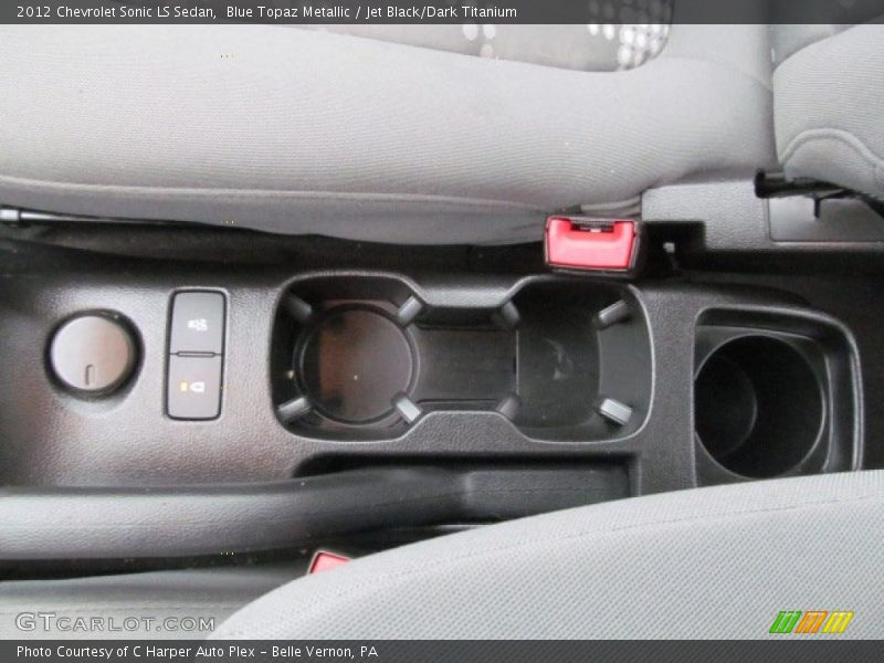 Blue Topaz Metallic / Jet Black/Dark Titanium 2012 Chevrolet Sonic LS Sedan