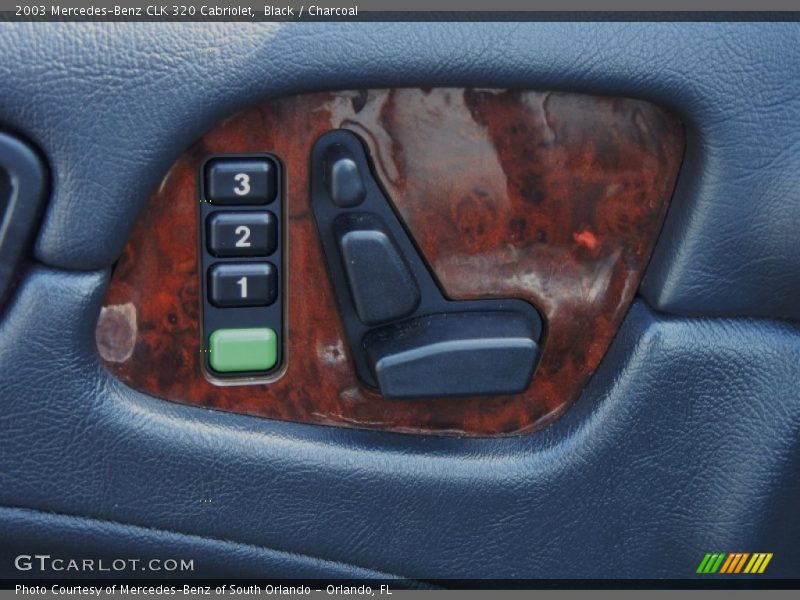 Black / Charcoal 2003 Mercedes-Benz CLK 320 Cabriolet