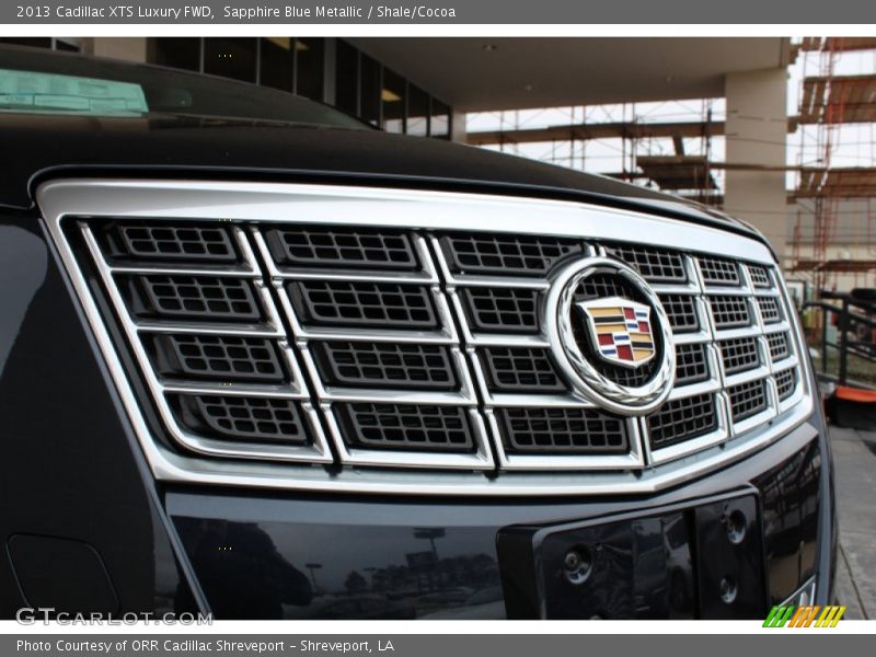 Sapphire Blue Metallic / Shale/Cocoa 2013 Cadillac XTS Luxury FWD