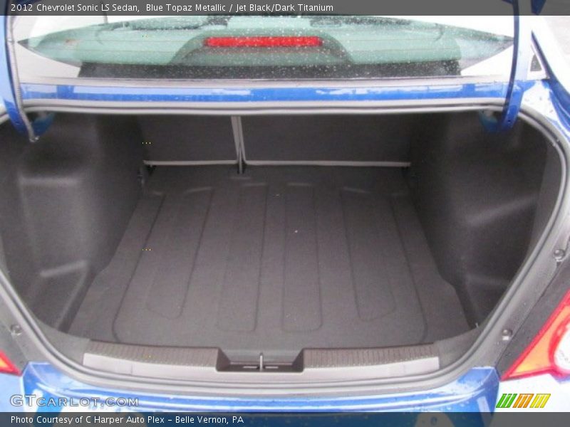 Blue Topaz Metallic / Jet Black/Dark Titanium 2012 Chevrolet Sonic LS Sedan