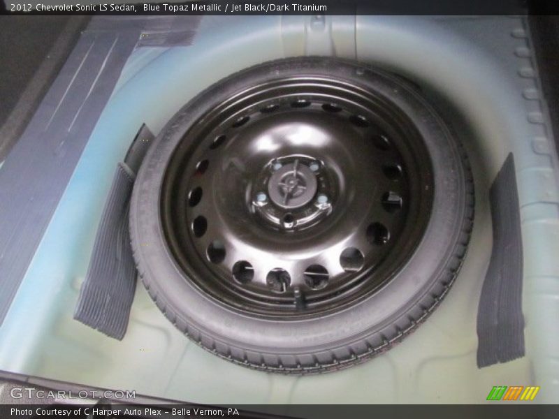 Blue Topaz Metallic / Jet Black/Dark Titanium 2012 Chevrolet Sonic LS Sedan