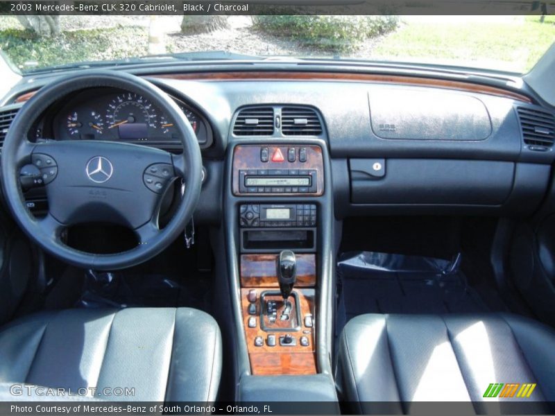 Black / Charcoal 2003 Mercedes-Benz CLK 320 Cabriolet