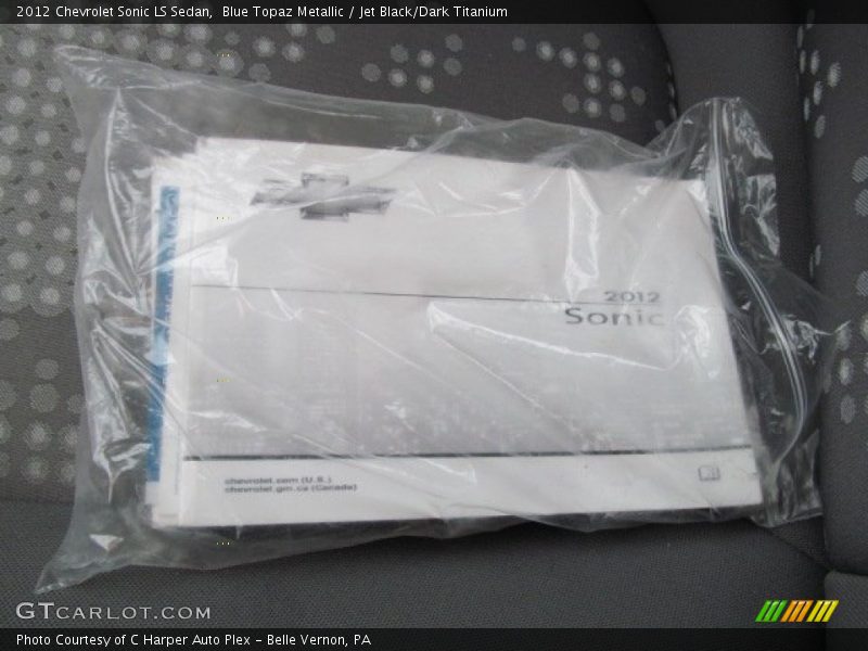 Blue Topaz Metallic / Jet Black/Dark Titanium 2012 Chevrolet Sonic LS Sedan