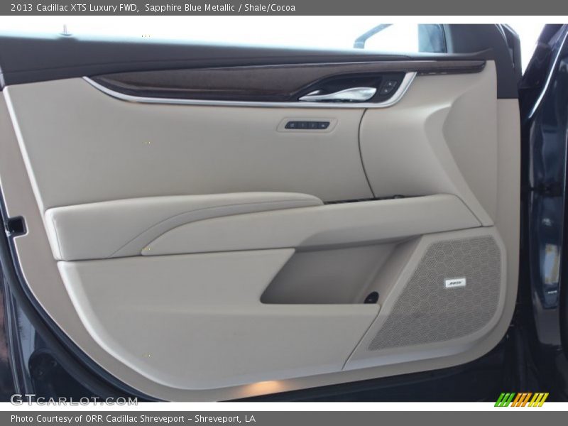 Sapphire Blue Metallic / Shale/Cocoa 2013 Cadillac XTS Luxury FWD