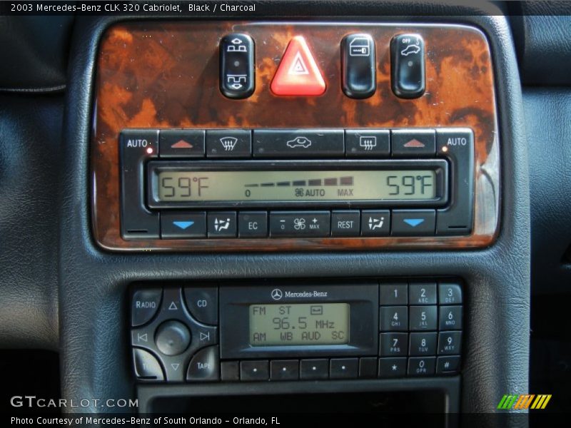 Black / Charcoal 2003 Mercedes-Benz CLK 320 Cabriolet
