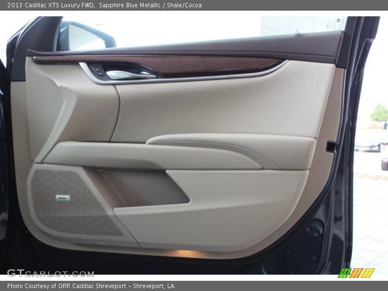 Sapphire Blue Metallic / Shale/Cocoa 2013 Cadillac XTS Luxury FWD