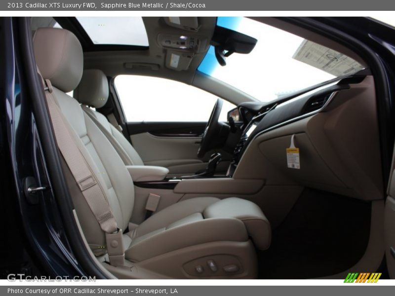 Sapphire Blue Metallic / Shale/Cocoa 2013 Cadillac XTS Luxury FWD