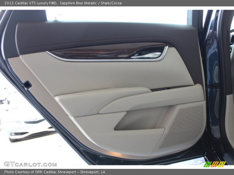 Sapphire Blue Metallic / Shale/Cocoa 2013 Cadillac XTS Luxury FWD