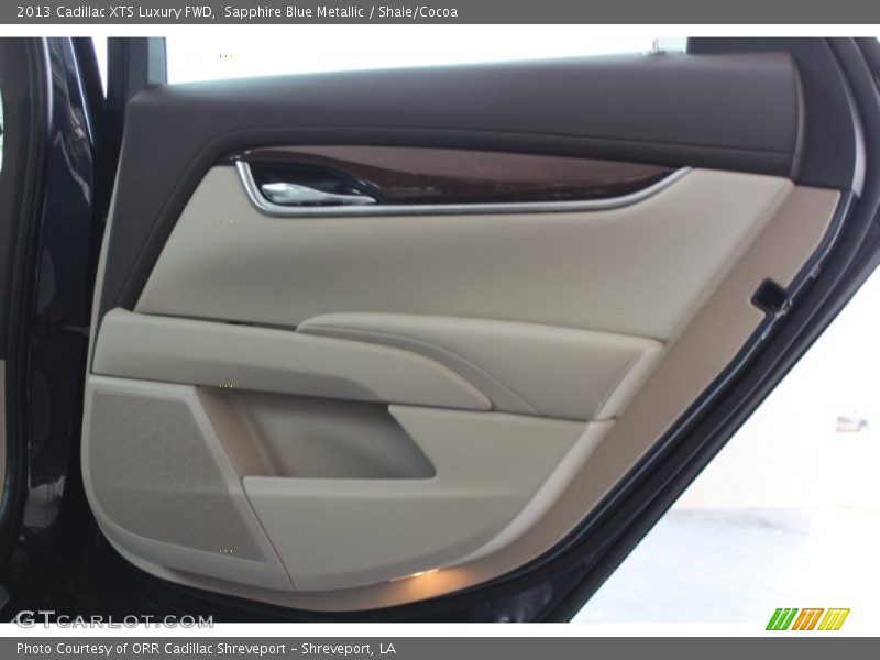 Sapphire Blue Metallic / Shale/Cocoa 2013 Cadillac XTS Luxury FWD