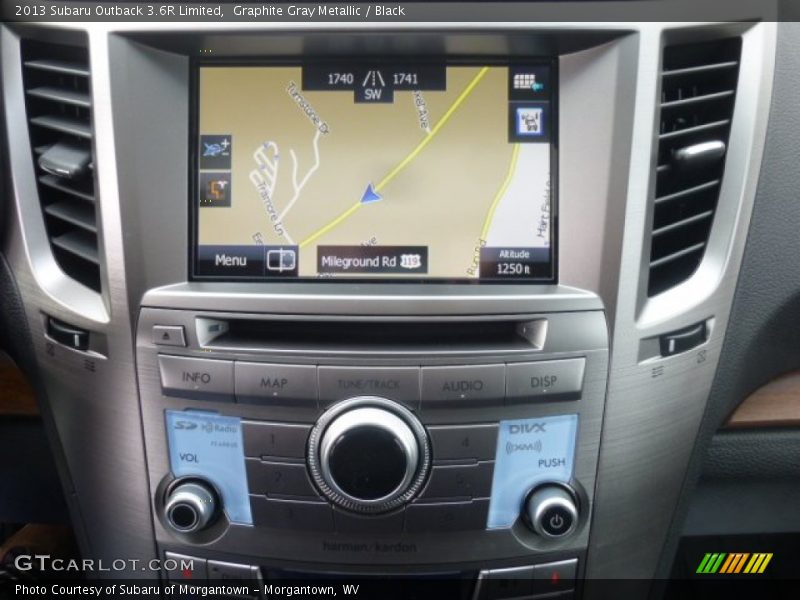 Graphite Gray Metallic / Black 2013 Subaru Outback 3.6R Limited