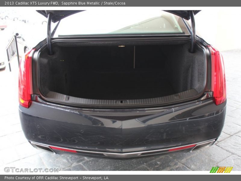 Sapphire Blue Metallic / Shale/Cocoa 2013 Cadillac XTS Luxury FWD