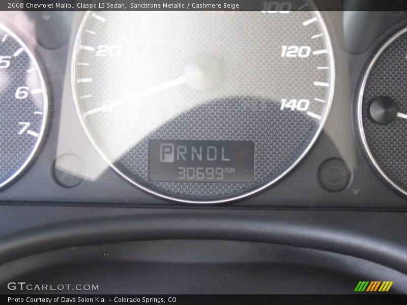 Sandstone Metallic / Cashmere Beige 2008 Chevrolet Malibu Classic LS Sedan