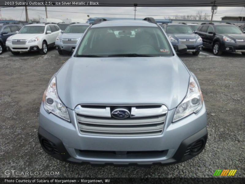Ice Silver Metallic / Black 2013 Subaru Outback 2.5i