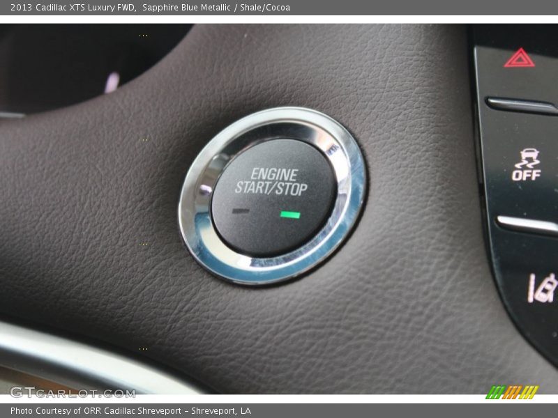 Sapphire Blue Metallic / Shale/Cocoa 2013 Cadillac XTS Luxury FWD