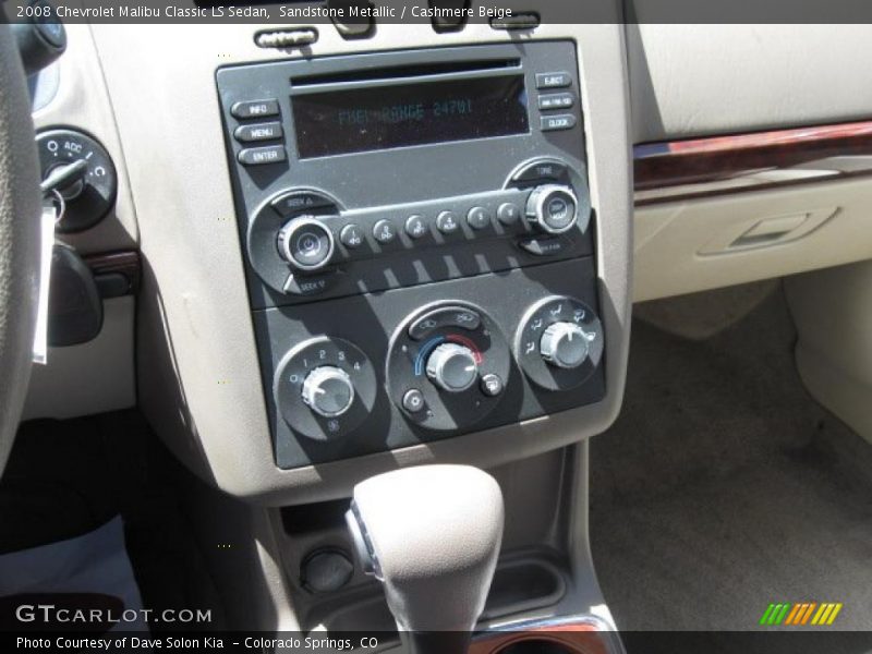 Sandstone Metallic / Cashmere Beige 2008 Chevrolet Malibu Classic LS Sedan