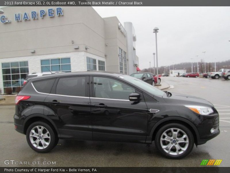 Tuxedo Black Metallic / Charcoal Black 2013 Ford Escape SEL 2.0L EcoBoost 4WD