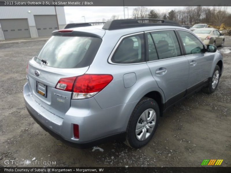 Ice Silver Metallic / Black 2013 Subaru Outback 2.5i