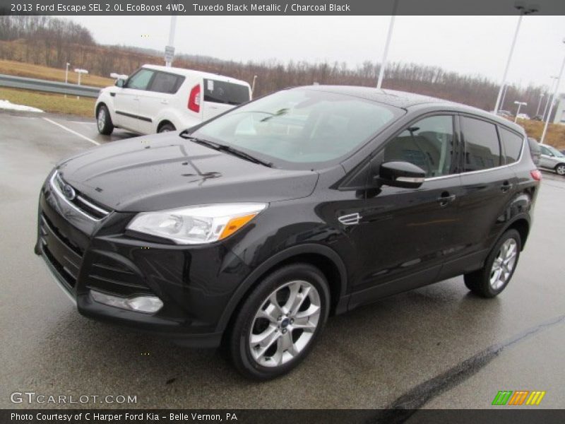 Tuxedo Black Metallic / Charcoal Black 2013 Ford Escape SEL 2.0L EcoBoost 4WD