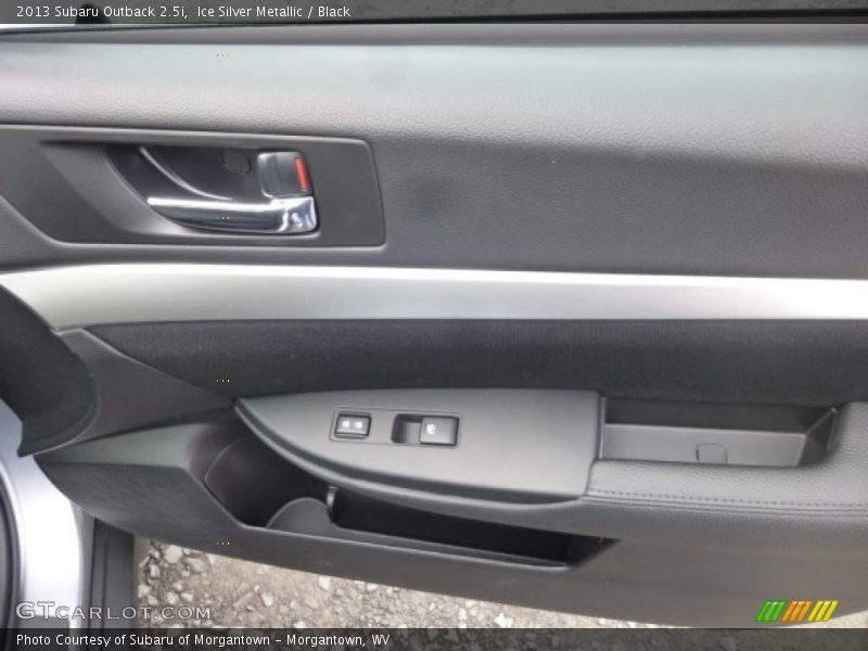 Ice Silver Metallic / Black 2013 Subaru Outback 2.5i